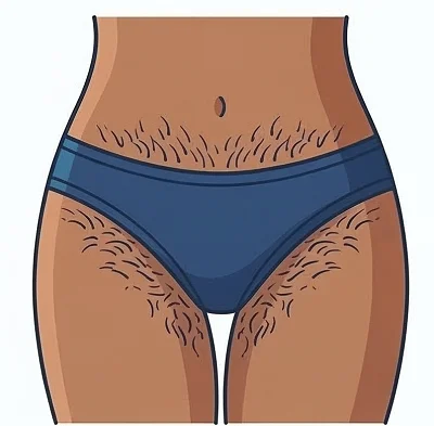 Brazilian Laser Hair Removal before result