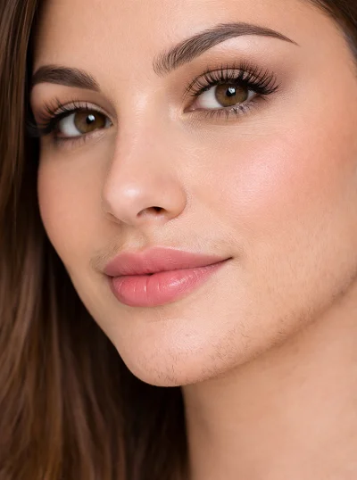 Facial Laser Hair Removal before result