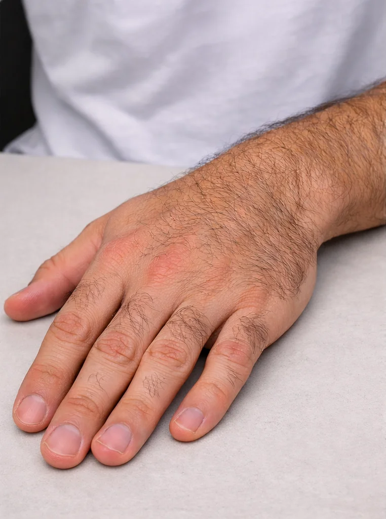 Laser Hair Removal For Men before result